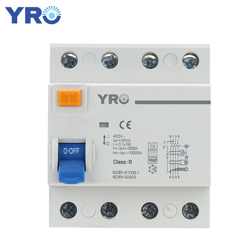 Electromagnetic Circuit Breaker YR17-63LE Type B RCCB